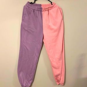 Women’s Shein color block sweat pants